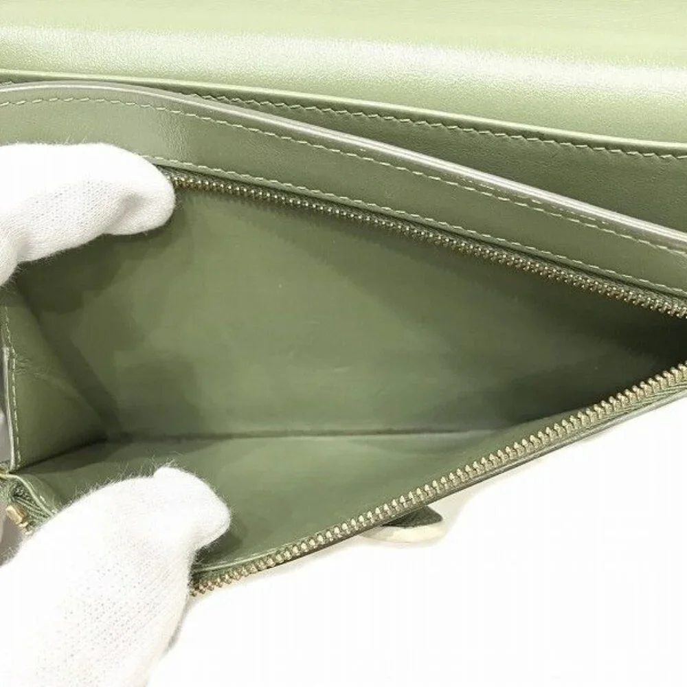 Celine Large Strap Wallet Bicolor Wallet Bifold Long Wallet - Picture 5 of 9